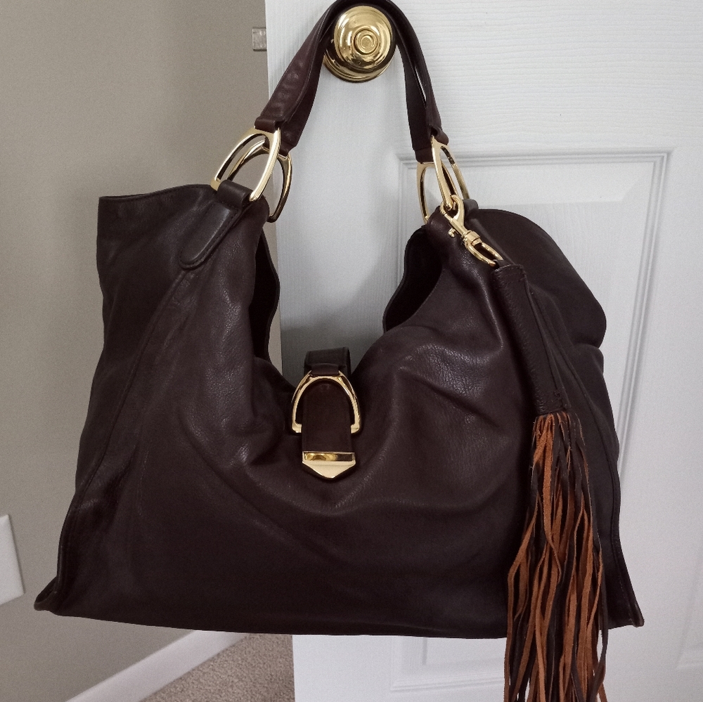 G.I.L.I. Vintage Italian Leather Large Hobo (QVC Item A253939)